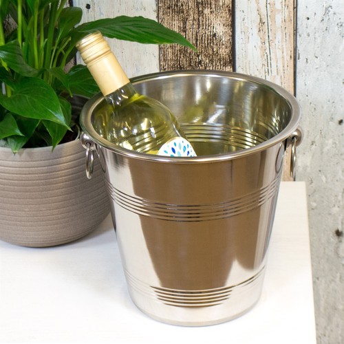 Champagne bucket silver - champagne,