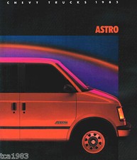 1985 chevy astro van - chevy,