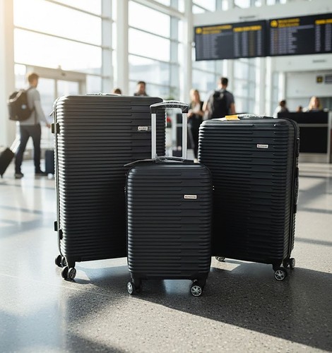 3pcs luggage set durable abs - luggage,