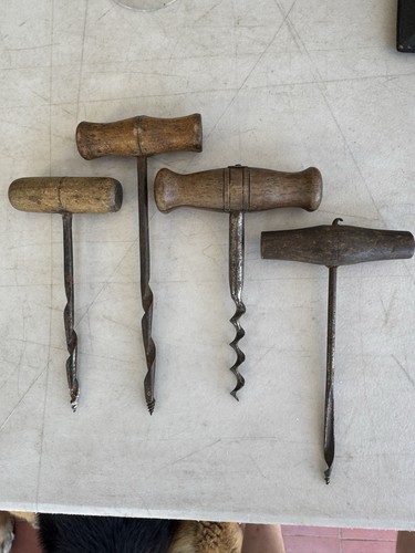 Antique corkscrews job lot - antique, x4