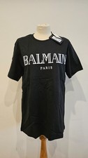 Balmain Paris Black T Shirt -