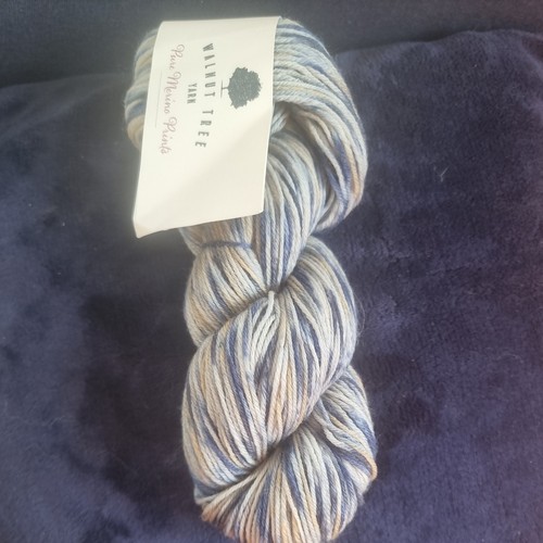 Walnut tree merino - walnut, navy