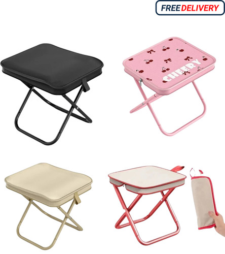 Foldable backpack stool - foldable,