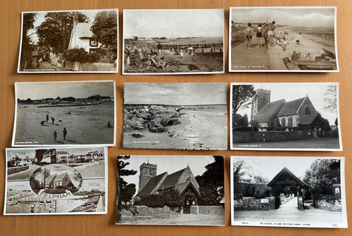 Felpham sussex vintage rppc - felpham,