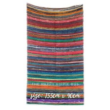 Handmade Indian Chindi Rag Rug