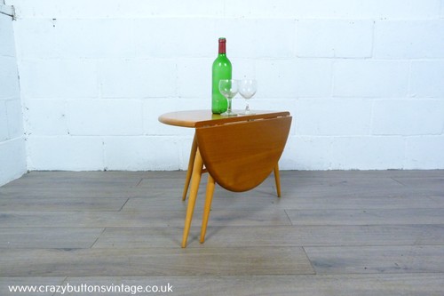 Ercol windsor round drop leaf - ercol,