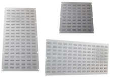 Galvanised steel louvre - galvanised,