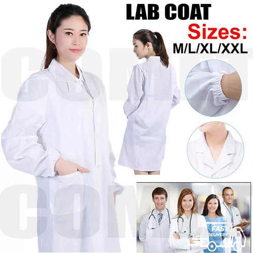 Professional white lab coat - white,