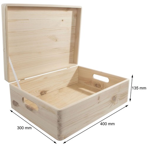 Large wooden storage - storage, box