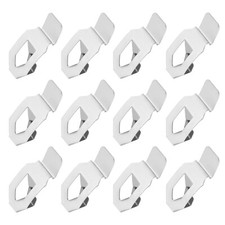 12x Photo Frame Clips Picture Hanger Artwork Back Plate Fastener 26x12mm