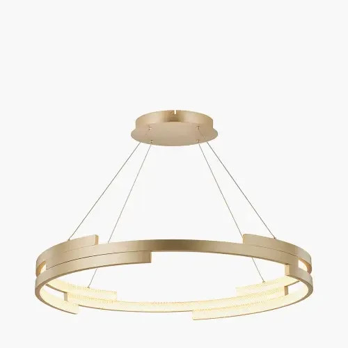 Ruma metal led ring pendant - led,