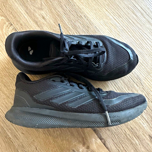 Adidas boys black lace - black,