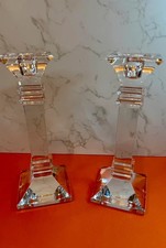 Paid of  Waterford Marquis Crystal Candlesticks - 20cm high