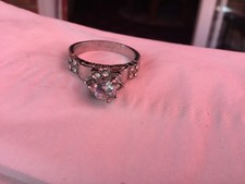 ladies dress ring with faux