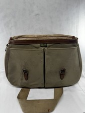 Vintage  BRADY HALESOWEN CANVAS & LEATHER FISHING BAG