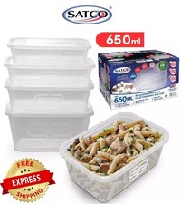 SATCO 650ml Clear Plastic Food