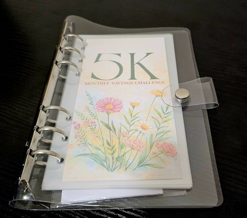 Month budget binder - 12, a6