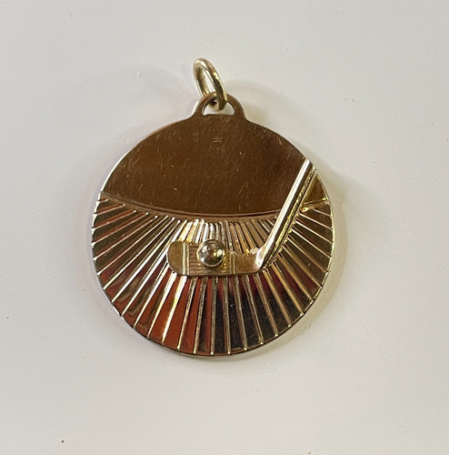 Vtg pendant 12k gold - pendant,
