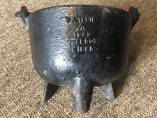 Broad Arrow Cast Iron Dated 1946 Smelting Pot Sheldon