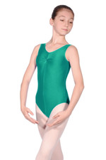 Leotard Dance Ballet Sleeveless Lycra Gathered Bustline Girls Ladies Sheree RV