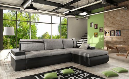 Corner sofa bed - bed, oslo