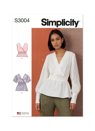 Simplicity 3004 misses blouses - simplicity,