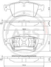 A.B.S. 37216 Brake Pad Set