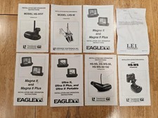 Lot of Eagle Operation Instructions Ultra ll Plus Portable Magna Transducers HS