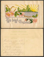 Ww1 silk embroidered - ww1, old
