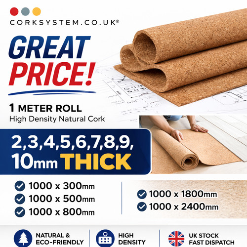 Natural cork sheets - sheets, &