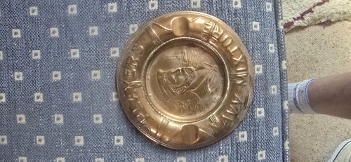 Brass players ashtray - brass,