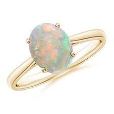 Angara Natural Oval Solitaire