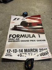 Bahrain 2010 Original F1 Race Poster Formula 1 Grand