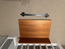 Tapley 33 teak veneer large floating shelf good condition. Collection only.