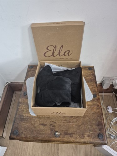 Ella stretchy suede boots size - ella,
