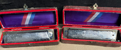 Two vintage hohner super - two,