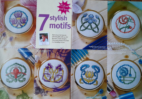 Cross stitch charts art deco - charts:,