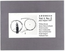 William Bronk & Nathaniel Tarn