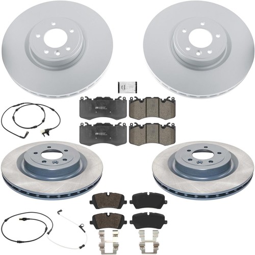 Coated disc brake rotors - f&r,