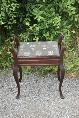 Antique mahogany piano - mahogany,