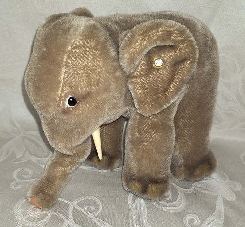 Vintage steiff mohair elephant - vintage,