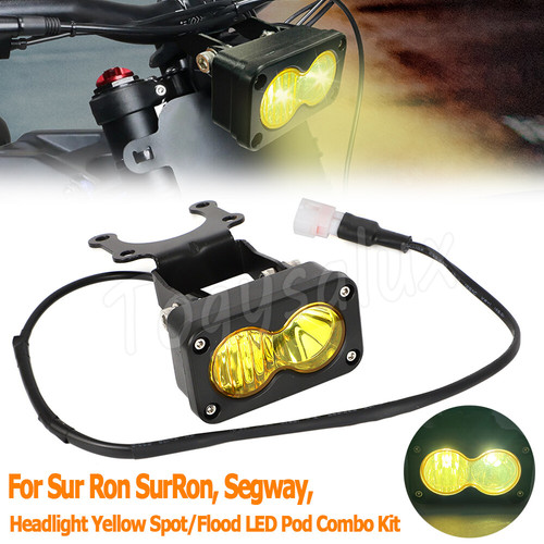Headlight yellow spot - yellow, spot/flood