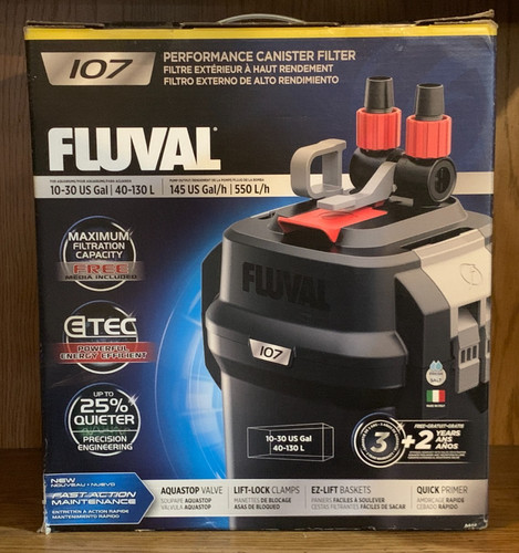 Fluval 107 canister filter 10 - fluval, filter,