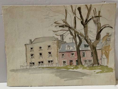 Vintage watercolour painting - watercolour,