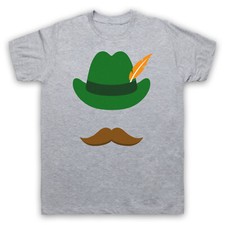 OKTOBERFEST GERMAN BAVARIAN TYROLEAN HAT MOUSTACHE MENS & WOMENS T-SHIRT