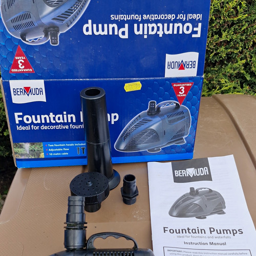 Pond pump with fountain - pump,