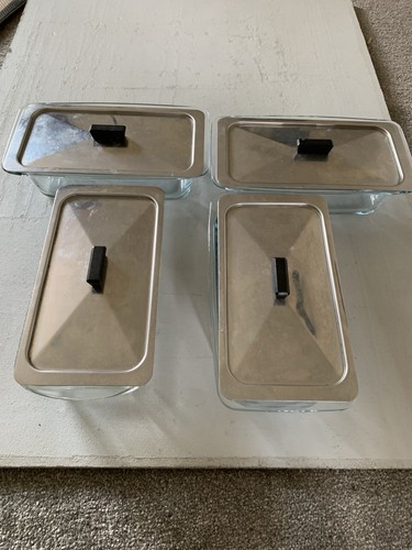 Four glass serving - glass, dishes