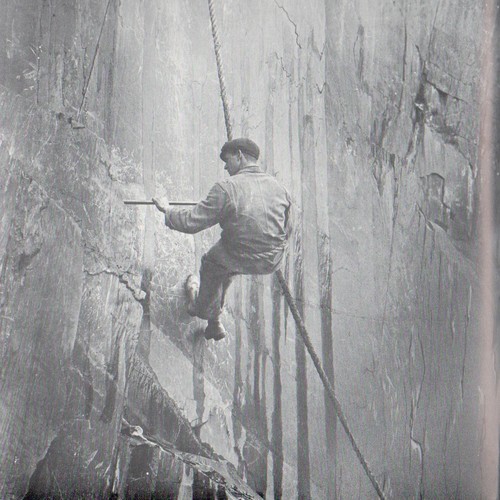 Quarryman drilling rock - drilling,
