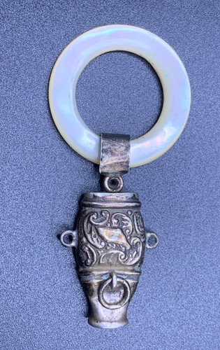 Antique sterling silver baby - antique,