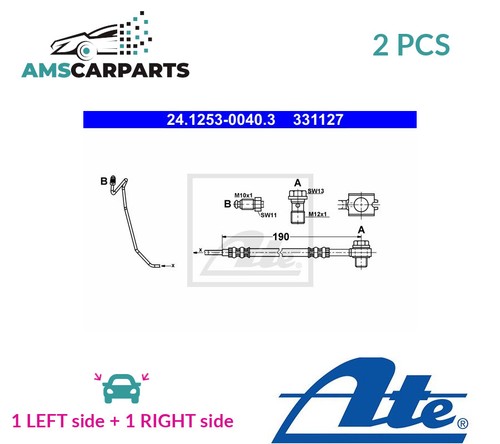 Brake hose line pipe - hose,